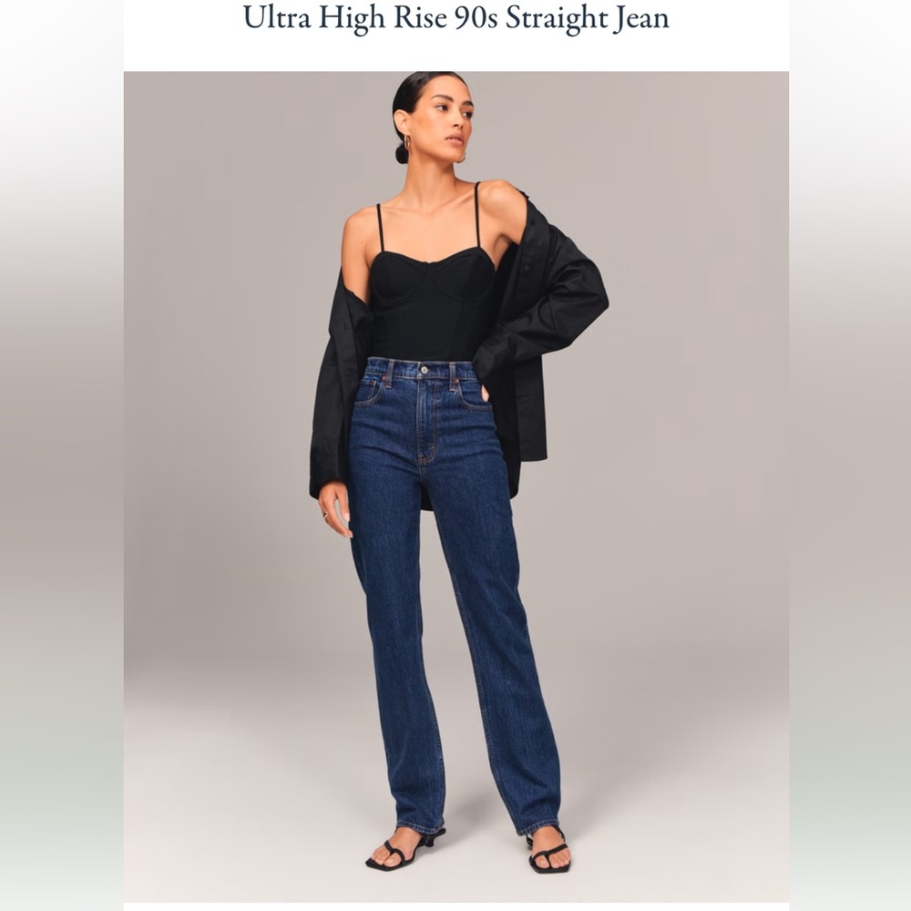 Ultra High Rise 90s A&F Straight Jeans